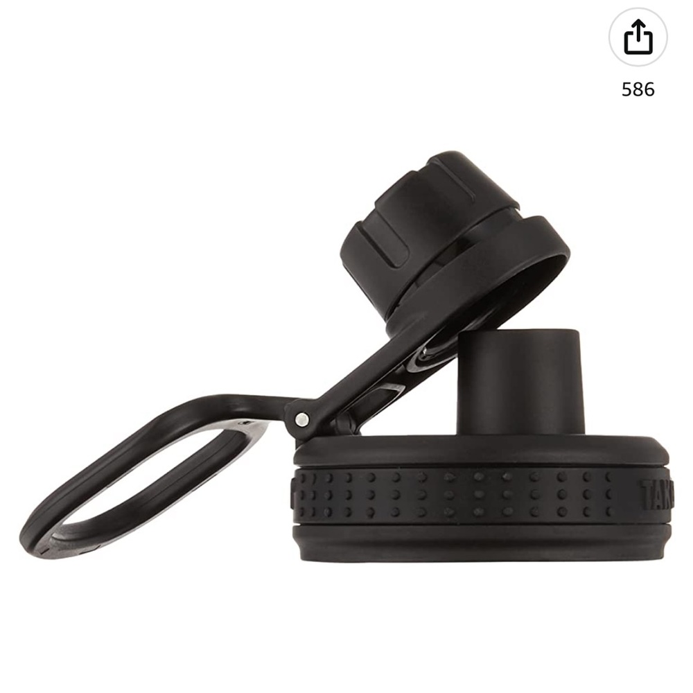 Takeya Originals Bottle Lid Replacement, Spout, Black, new in bag